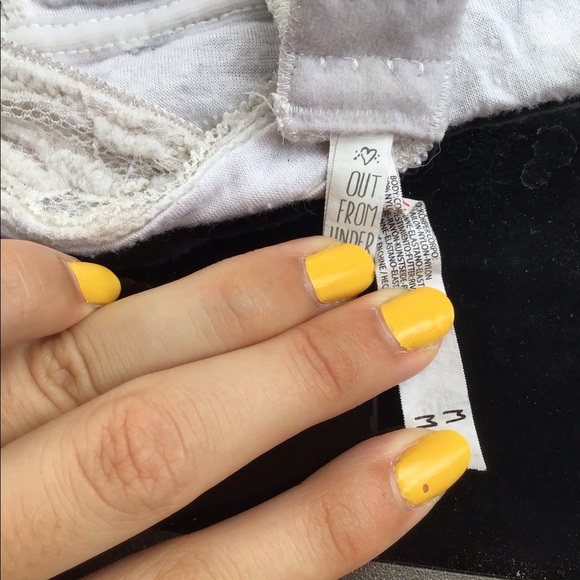 UO Out From Under Lace Halter Bralette Size L - Picture 7 of 7